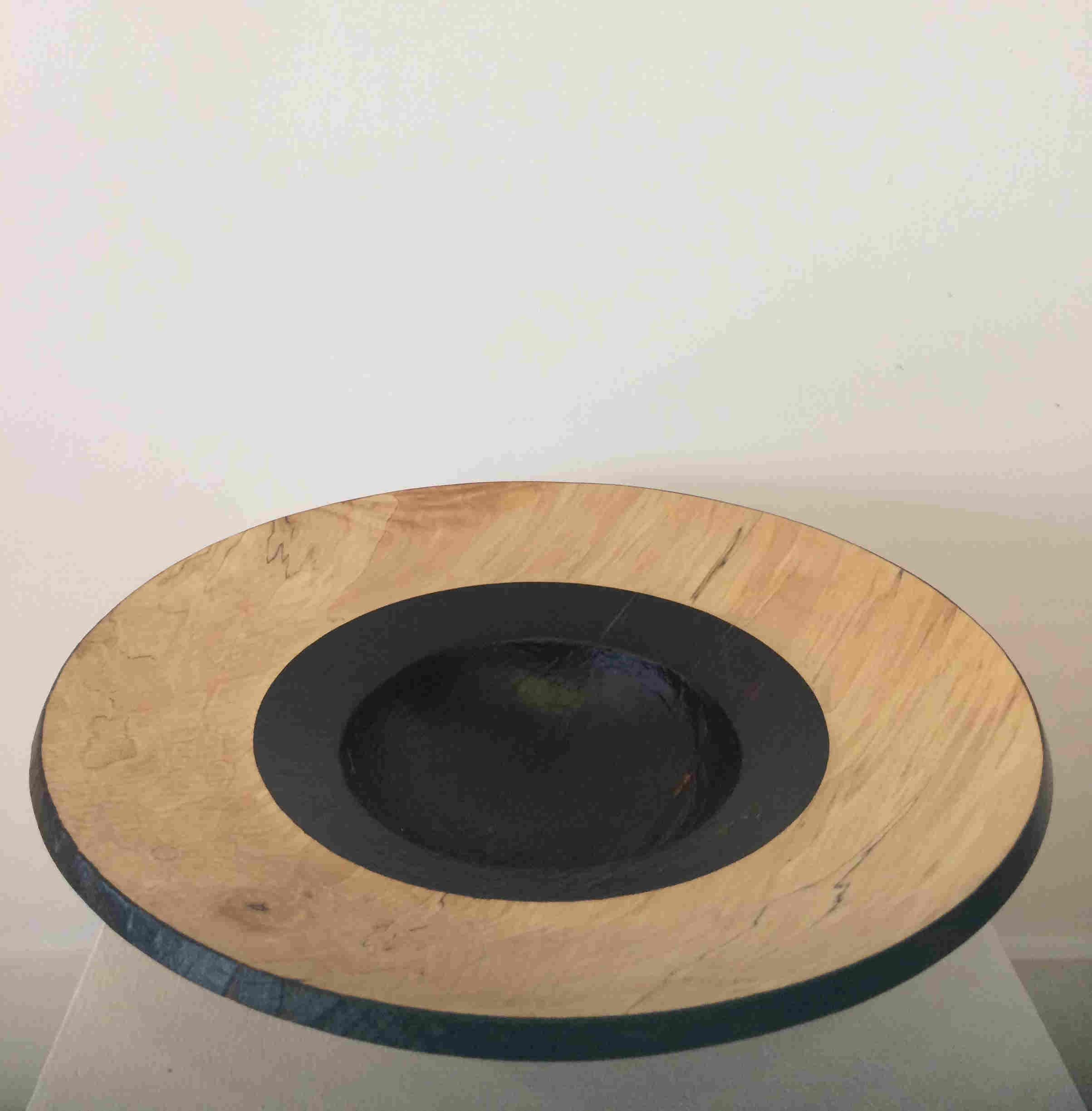 'Spalted Sycamore Bowl' by artist Angus Clyne